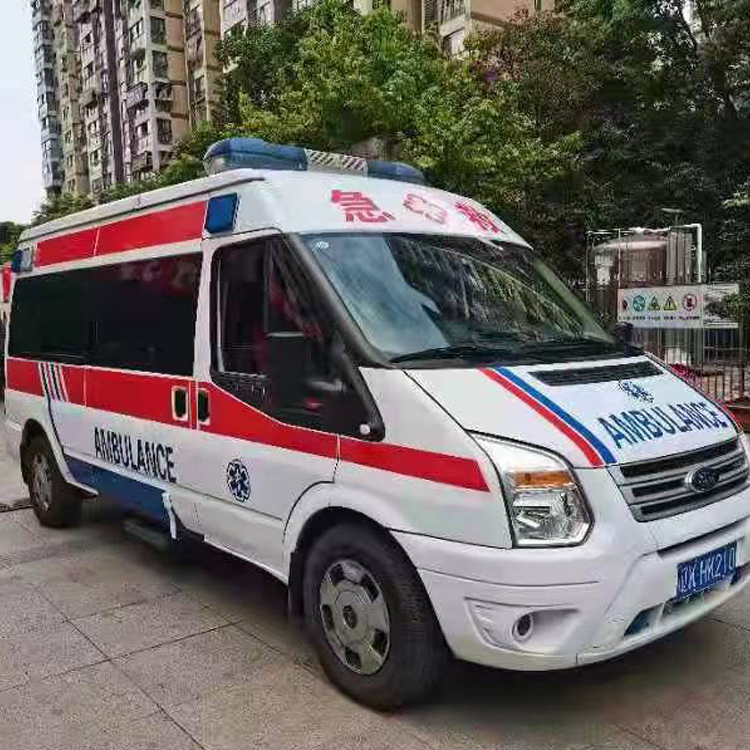轮台长途救护车护送病人返乡